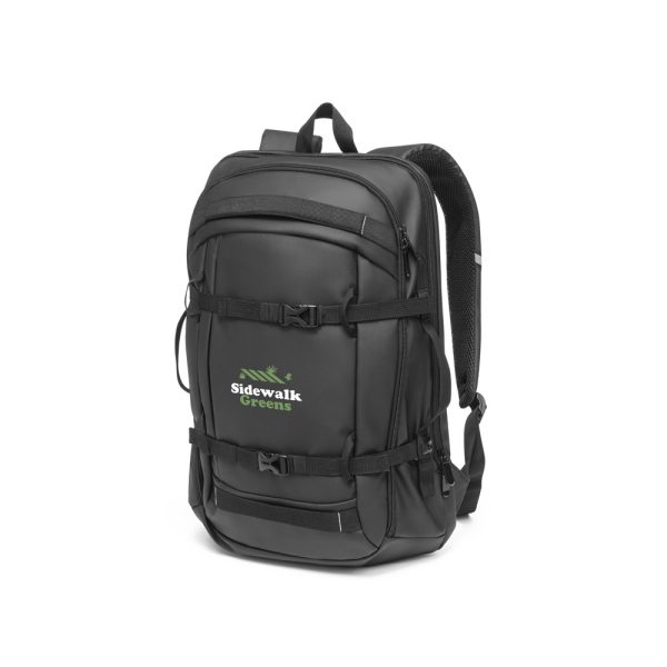 Mochila para Notebook em 900D Poliéster Reciclado de Alta Densidade com Revestimento Resistente à Água 17.3