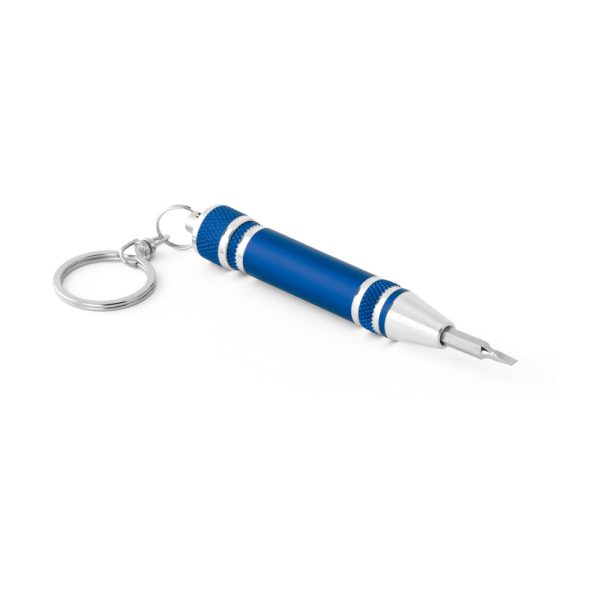 Chaveiro com Kit de Mini Ferramentas em Metal