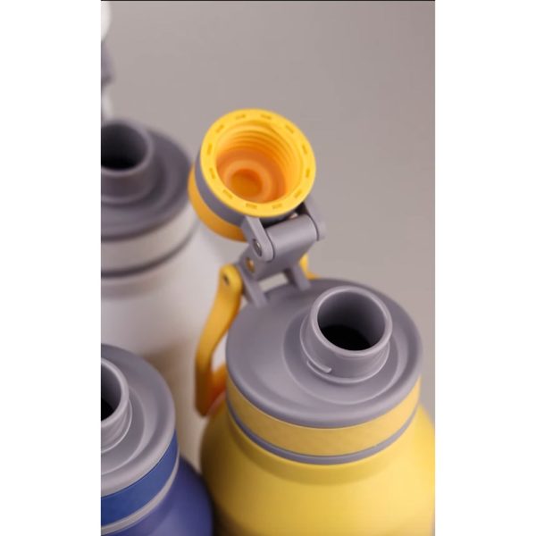 Garrafa Térmica em Aço Inox com Parede Dupla e Bico Rosqueável - 1,2 Litros