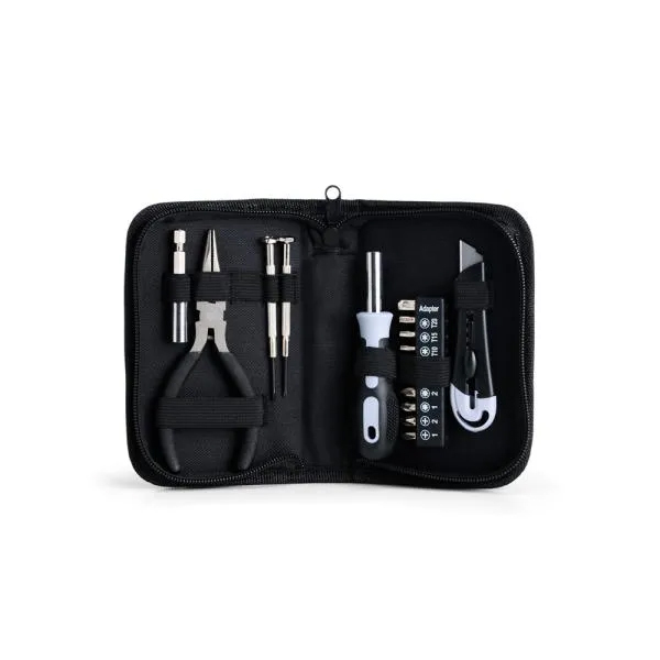 Kit de Ferramentas Multi-chaves em Estojo em Nylon - 16 Peças