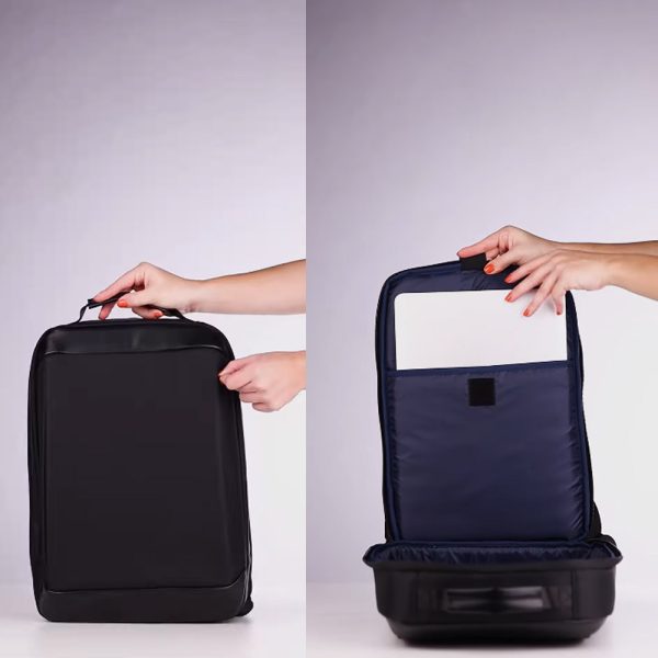 Mochila Premium para Notebook em Poliéster 600D e 210D com Porta USB - 15 Litros