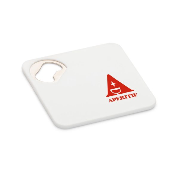 Porta Copos em ABS com Abridor de Garrafas - 3 Cores