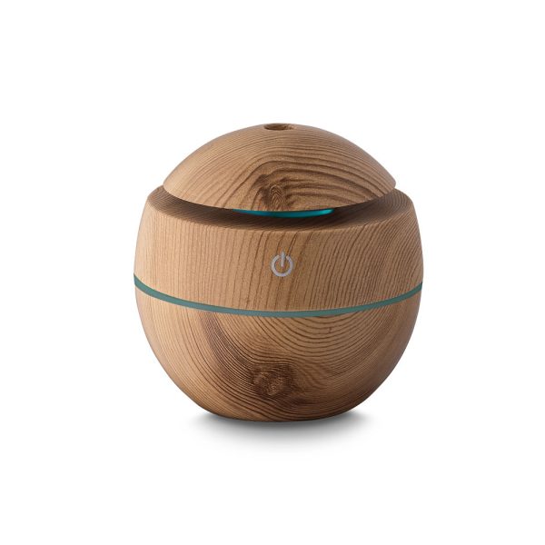 Umidificador de Ar em ABS Reciclável+ PP com Difusor de Óleo Essencial à Base de Água via USB