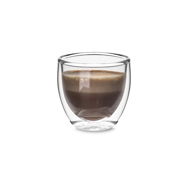 Copos de Café em Vidro Borossilicato com Parede Dupla - 80 ml