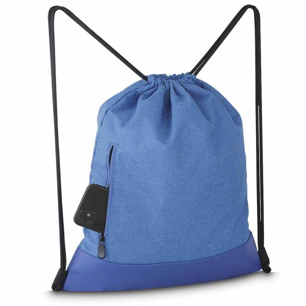 Sacola Tipo Mochila em Poliéster 210D e PU - 43x35x9cm
